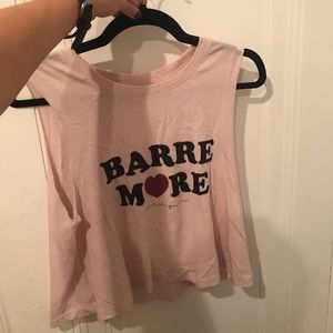 Barre More Spiritual Gangster tank